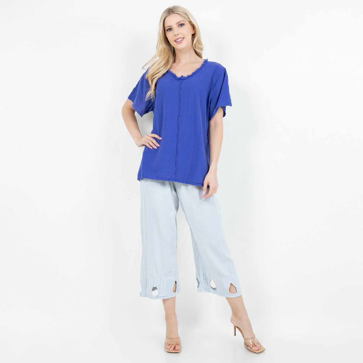 Jan Top -100% Cotton Gauze - MeeeShop Women's Fashion