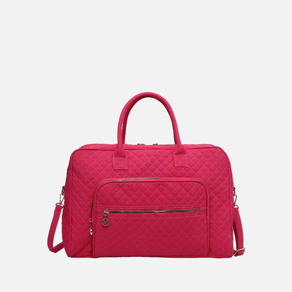 Jayla Weekender Bag in Brown view 2 - Jayla Weekend Tote Bag