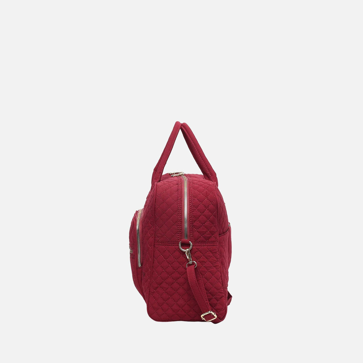 Jayla Weekender Bag in Orange view 5 - Jayla Weekend Tote Bag