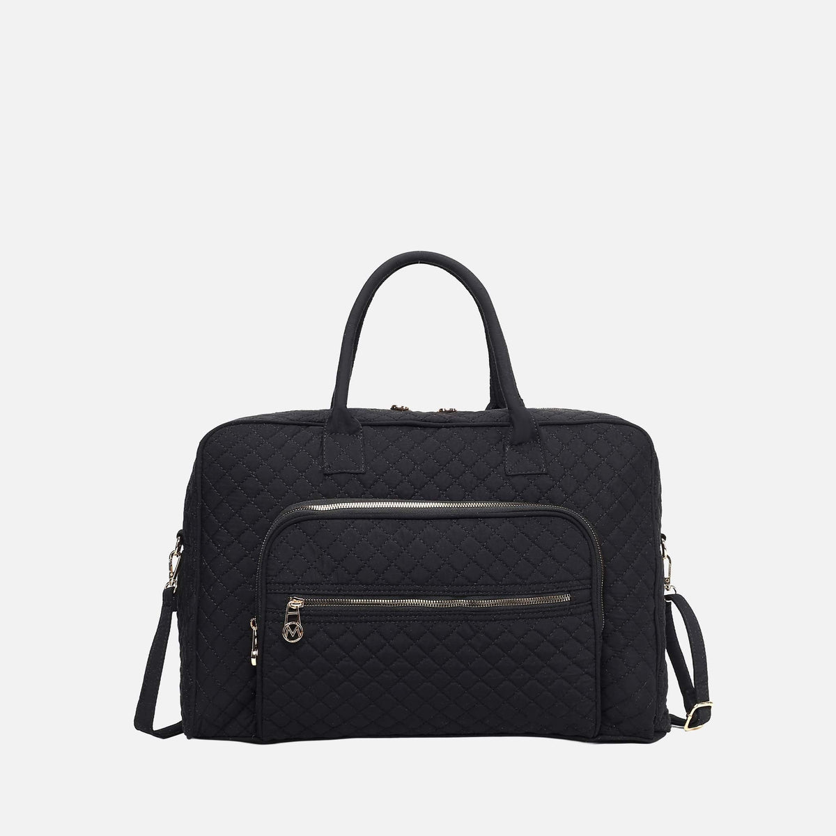 Jayla Weekender Bag in Purple view 6 - Jayla Weekend Tote Bag