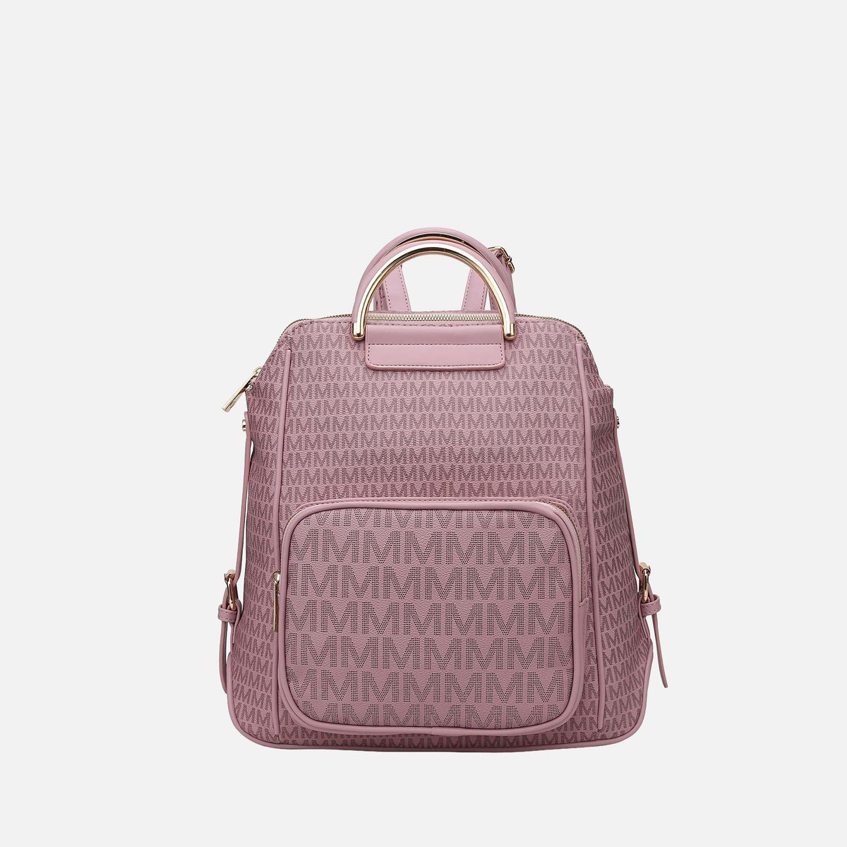 June Signature Backpack Handbag in Navy view 5