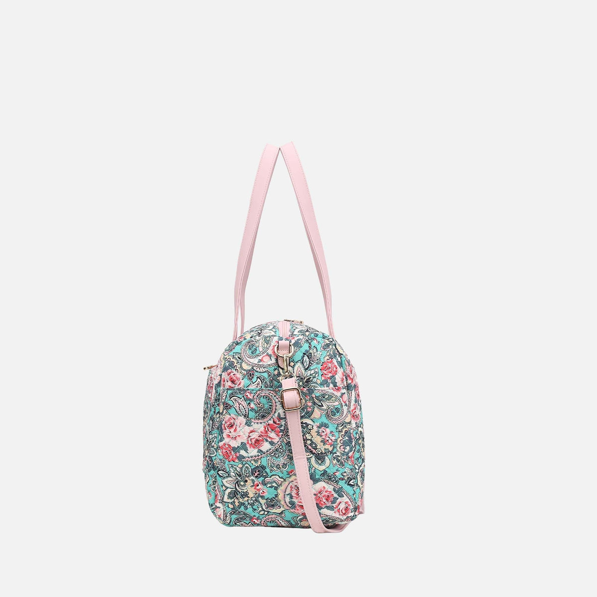 Khelani Weekender Bag in Floral Navy view 4