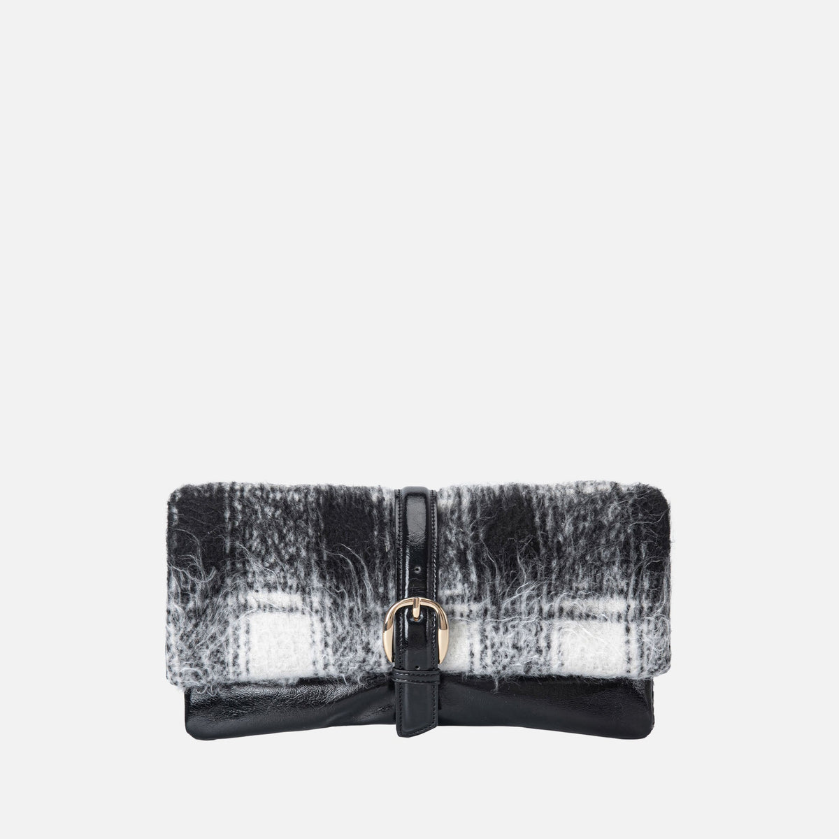 Koumei Faux Fur Clutch Bag view 5 - Koumei Fashion