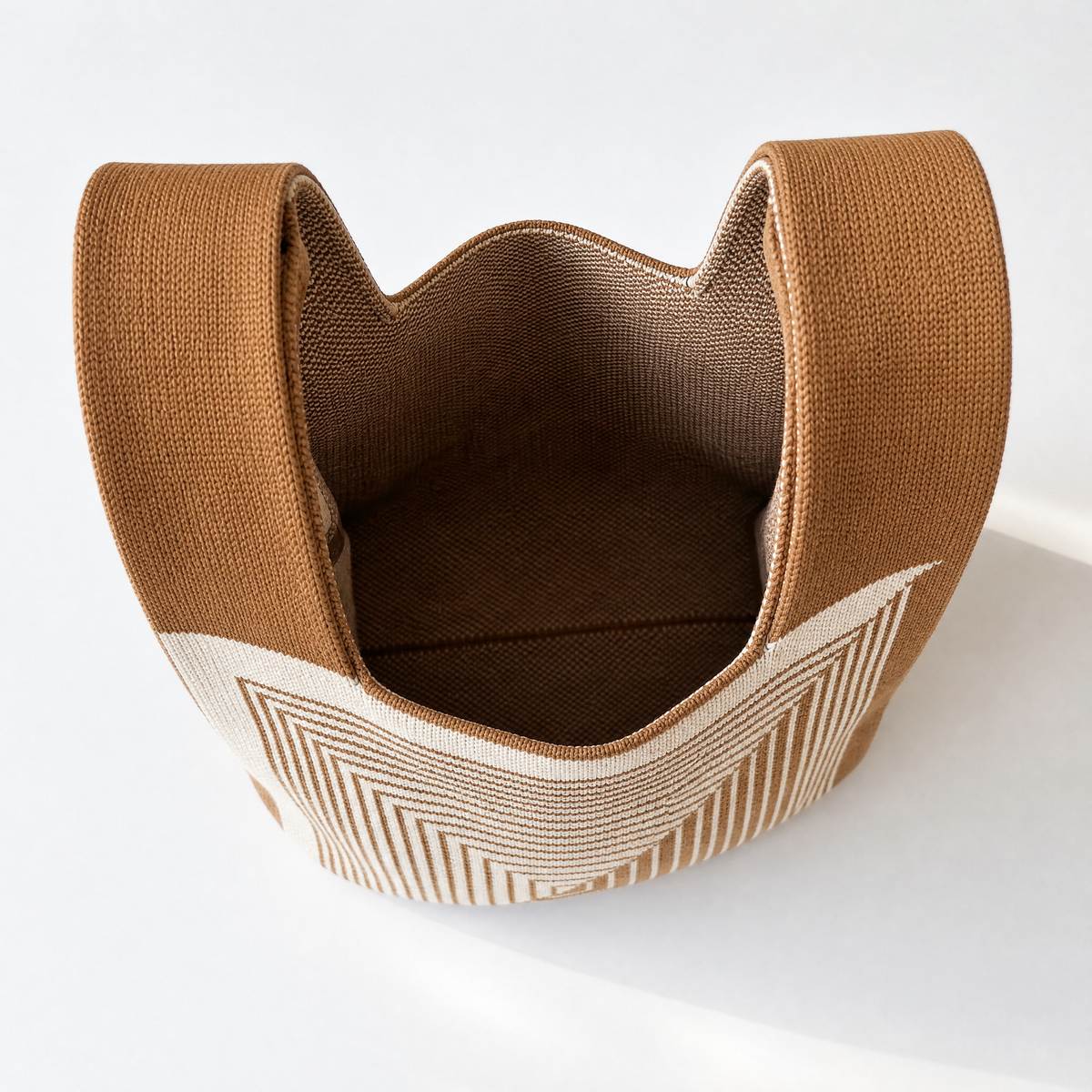 Labyrinth Beige Handbag in Medium view 2