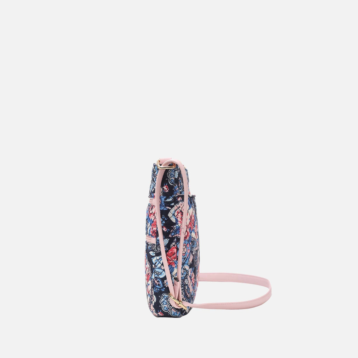 Lainey Floral Shoulder Bag in Floral Navy view 4