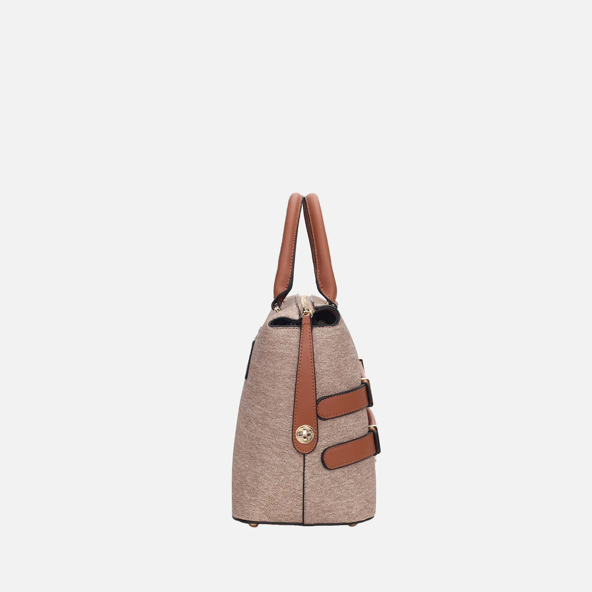Leila Ii Tote Bag in Brown view 4 - Leila Tote Bag