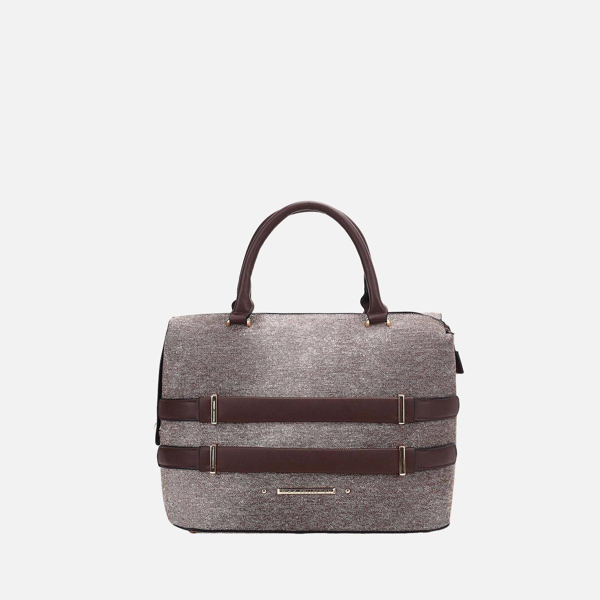 Leila Ii Tote Bag in Pewter Black view 10 - Leila Tote Bag