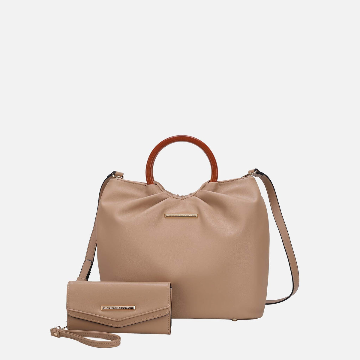 Leilani Tote Bag and Wallet in Denim Blue view 4