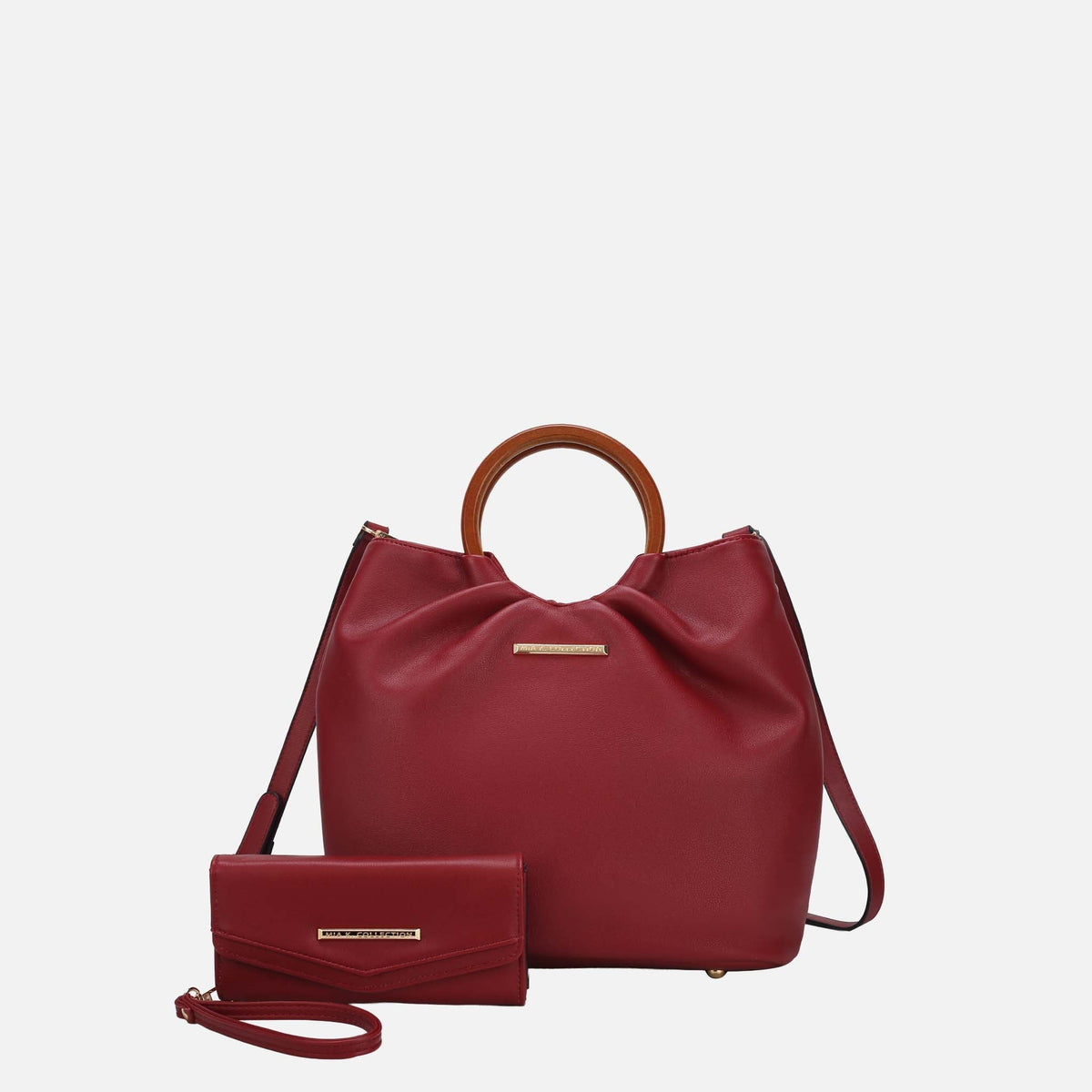 Leilani Tote Bag and Wallet in Tawny view 3