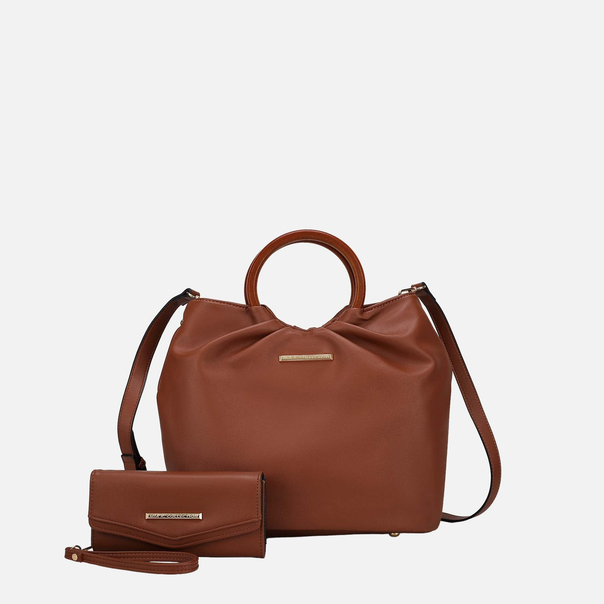Leilani Tote Bag and Wallet in Wine view 9