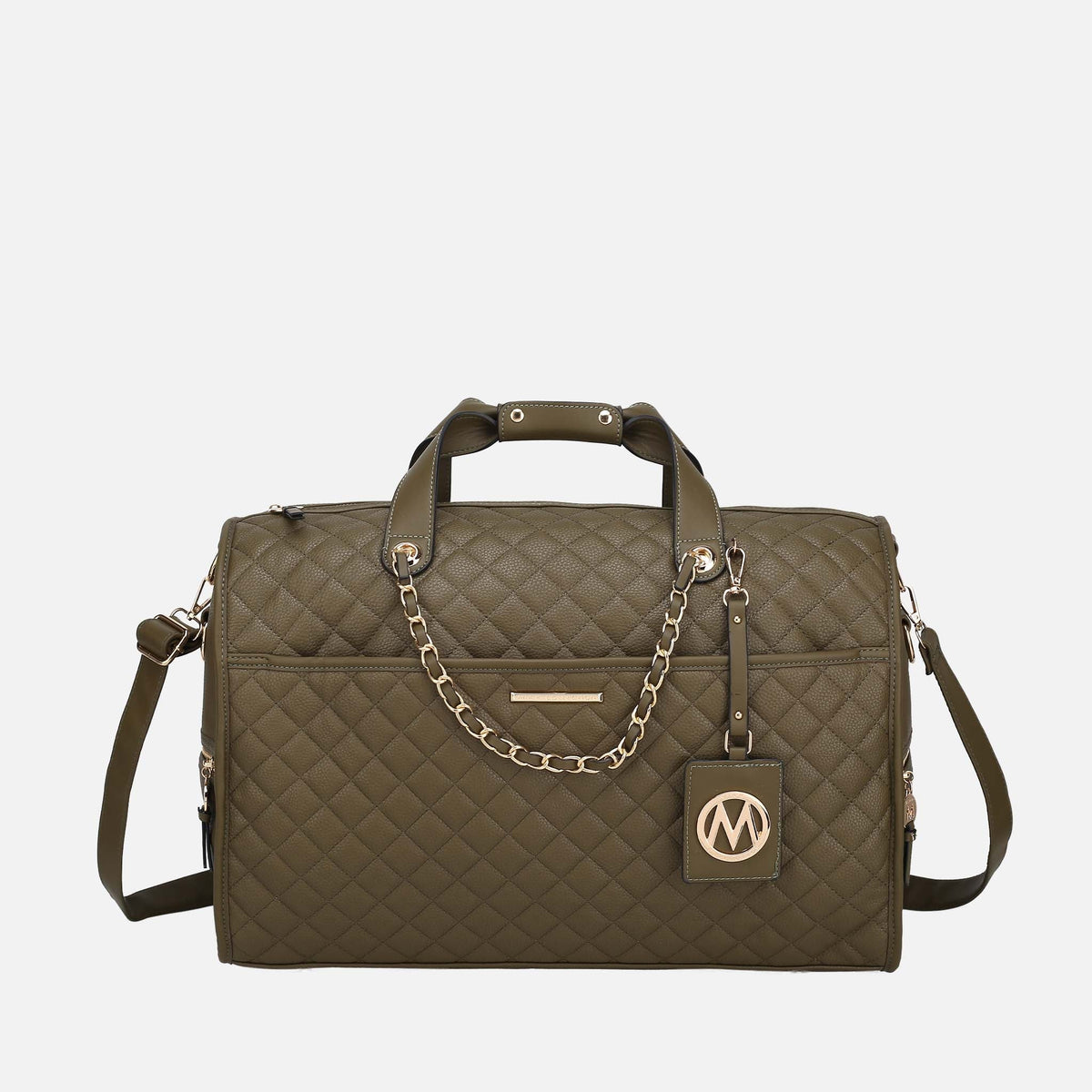 Lexie Weekender Bag in Taupe view 7