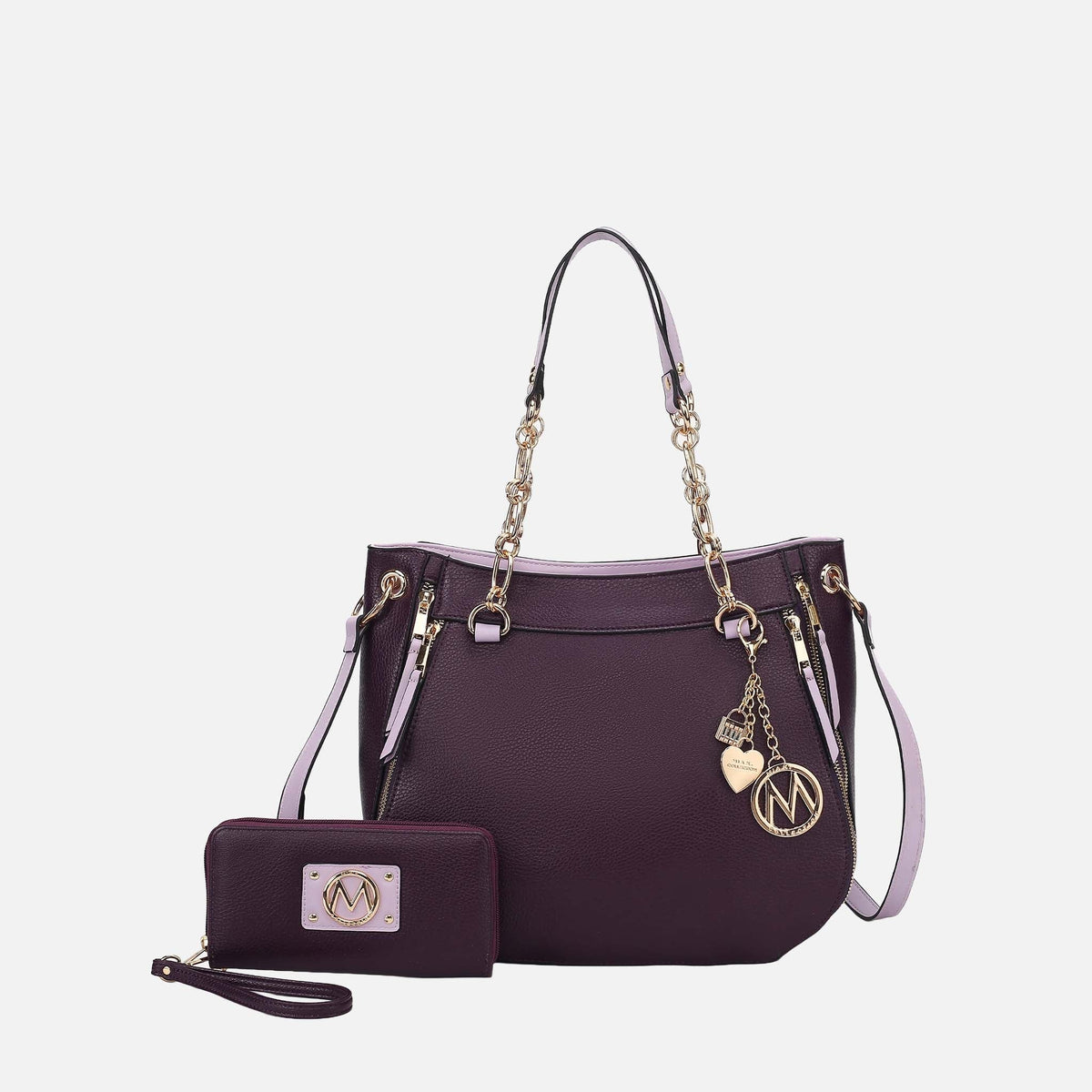Lina Shoulder Bag and Wallet Set in Purple view 11 - Lena Shoulder Bag Kate Spade (one-piece)