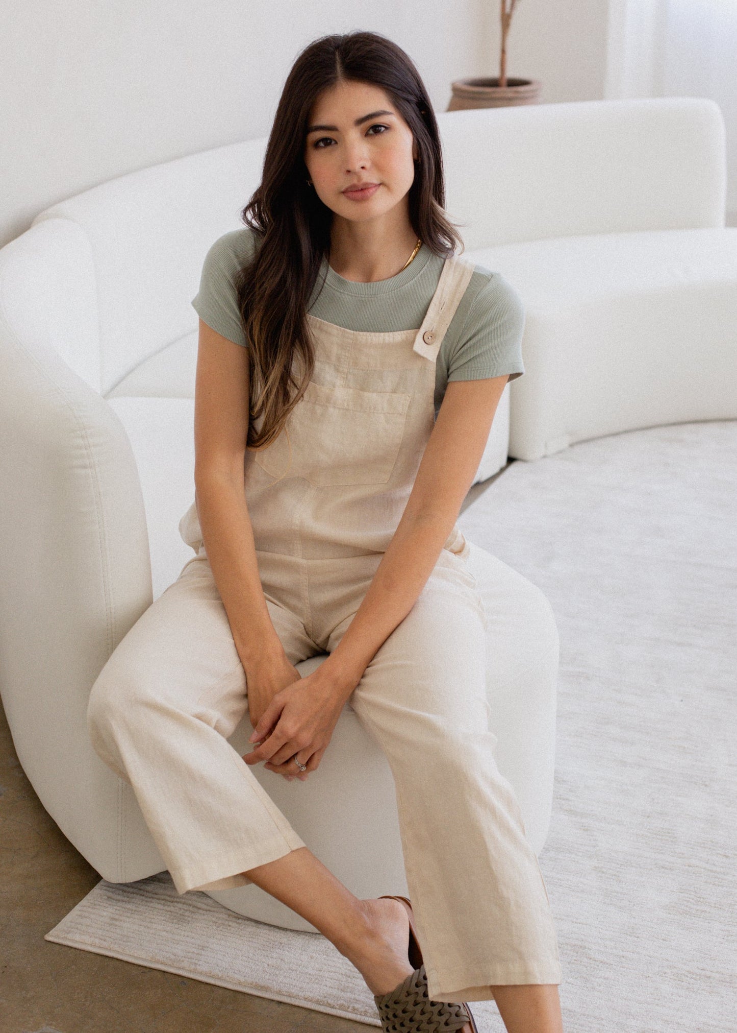 Linen Overall in S view 7 - Linen Overalls (one-piece)