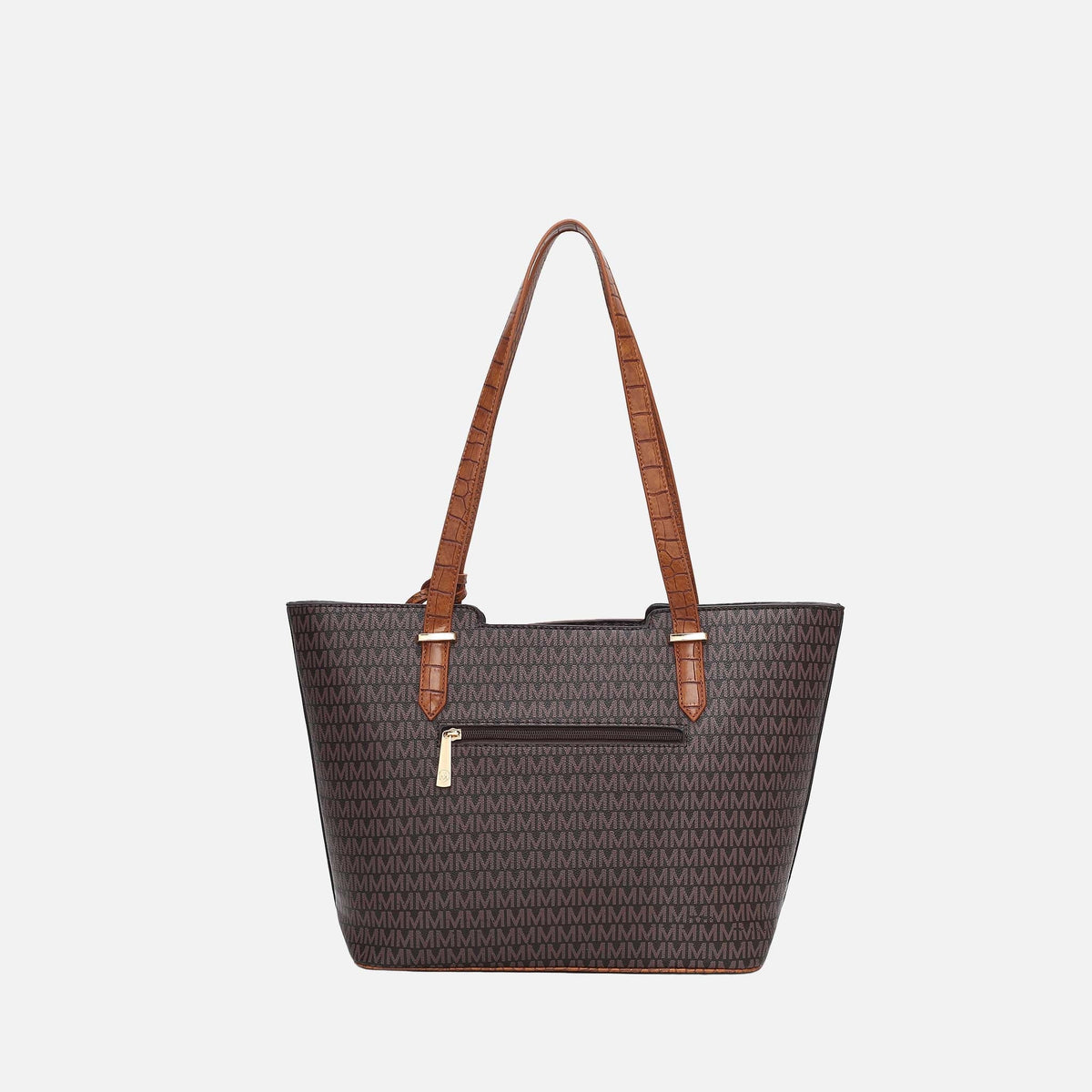 Lippa M Signature Tote and Set in Tawny view 3 - Lip Tote Bag (one-piece)