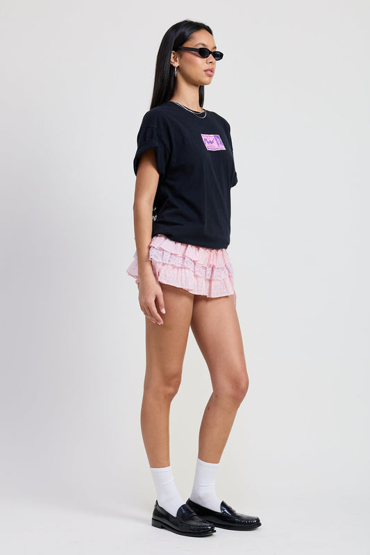Lira Mini Ruffle Skort in Small view 2 - Lira Mini Skirt