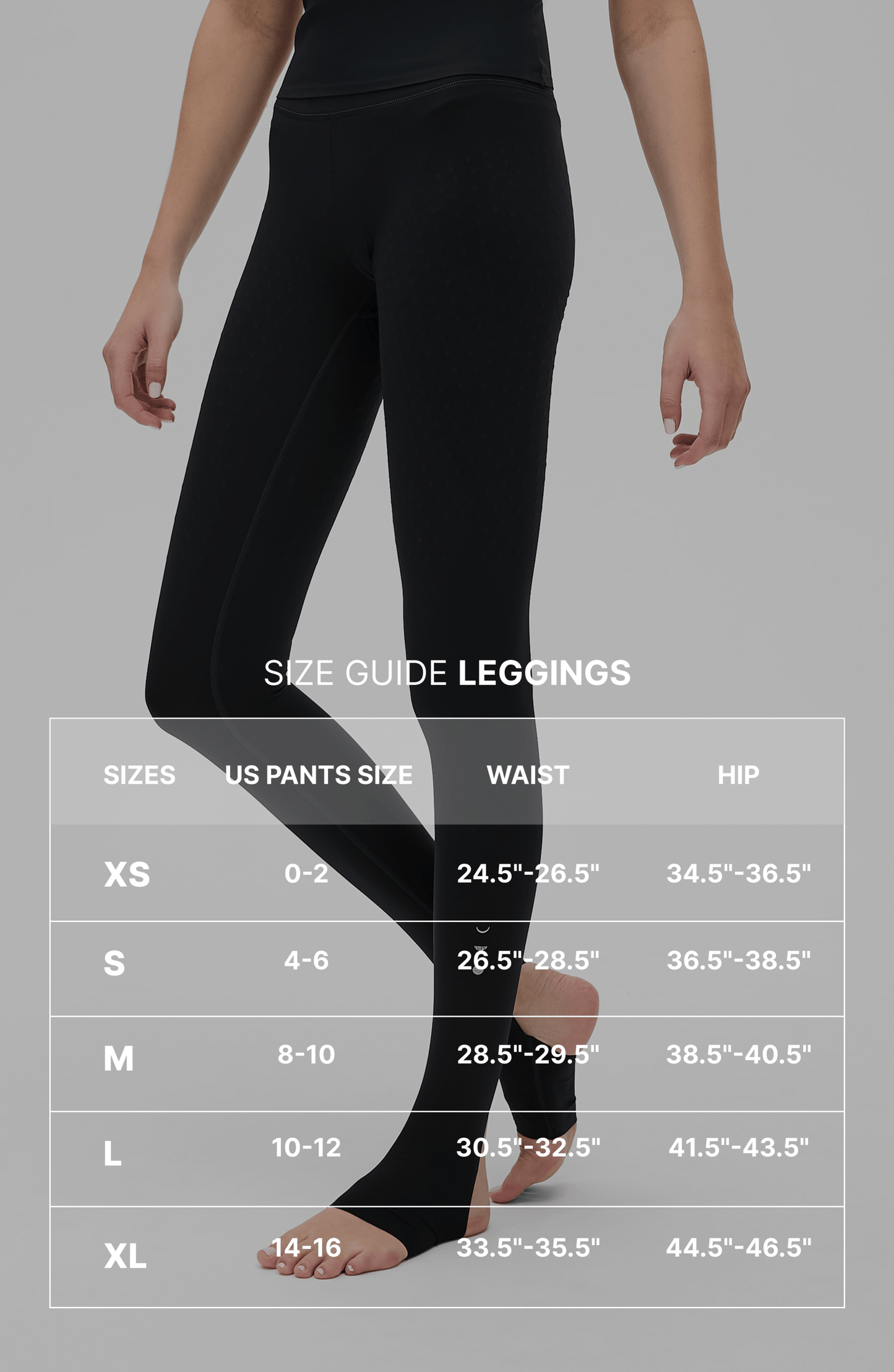 L'original Lymphatic Stirrup Leggings in Black / Noir view 9 - L Original Lymphatic Leggings (bottom)