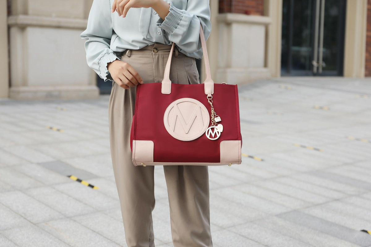 Louise Tote Bag and Wallet Set in Blush view 2 (one-piece)