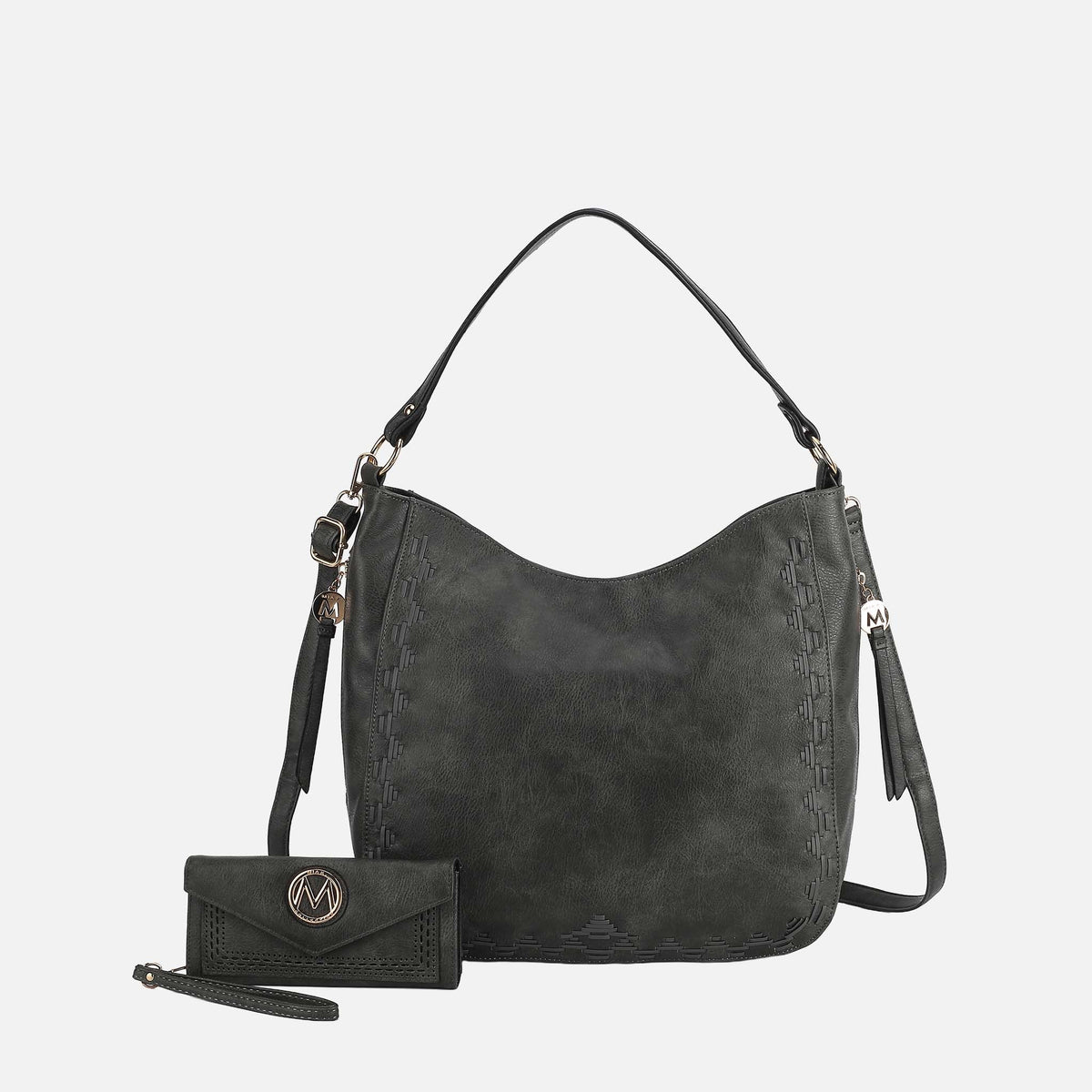 Lucille 2pcs Shoulder and Wallet Handbag view 9 - Lucky $2 Wallet
