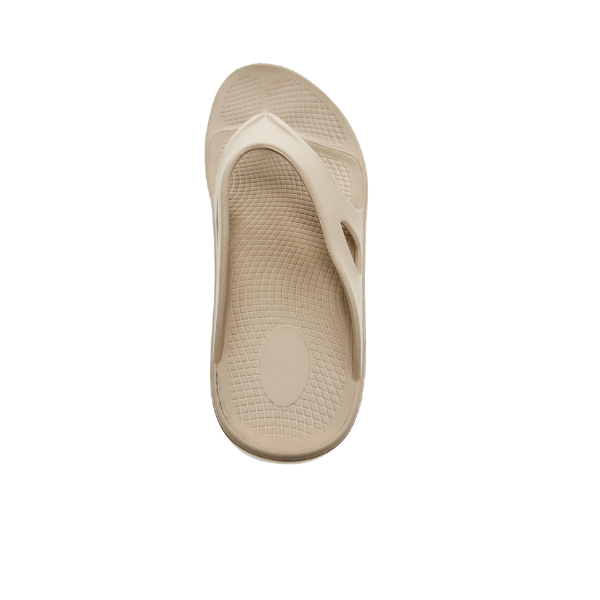 Lucky Feet Shoes Sovella Active Recovery Sandals Women's Pf Thong Beige in BEIGE view 4 - Sofibella Activewear