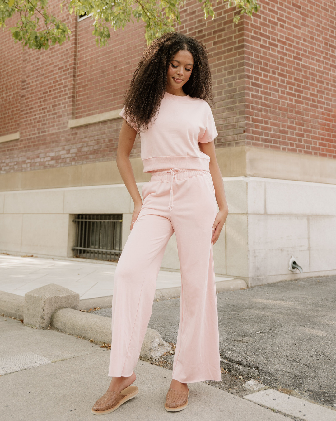 Lucy Wide Leg Pants 2pcs Outfit in Clearly Aqua view 14 - Lucy Wilde Outfits (bottom)