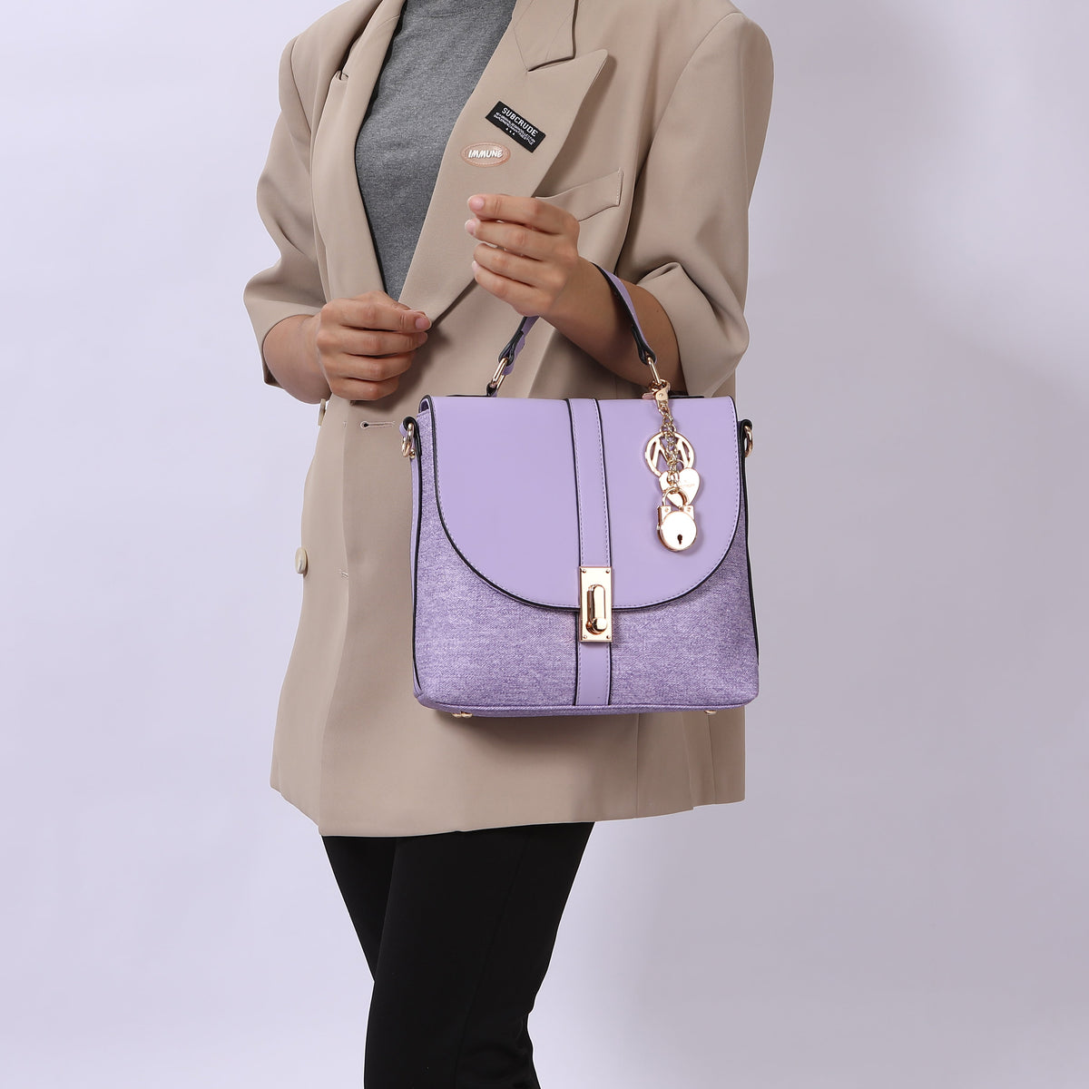 Maren Shoulder Bag in Coffee view 3 - Maren Bag