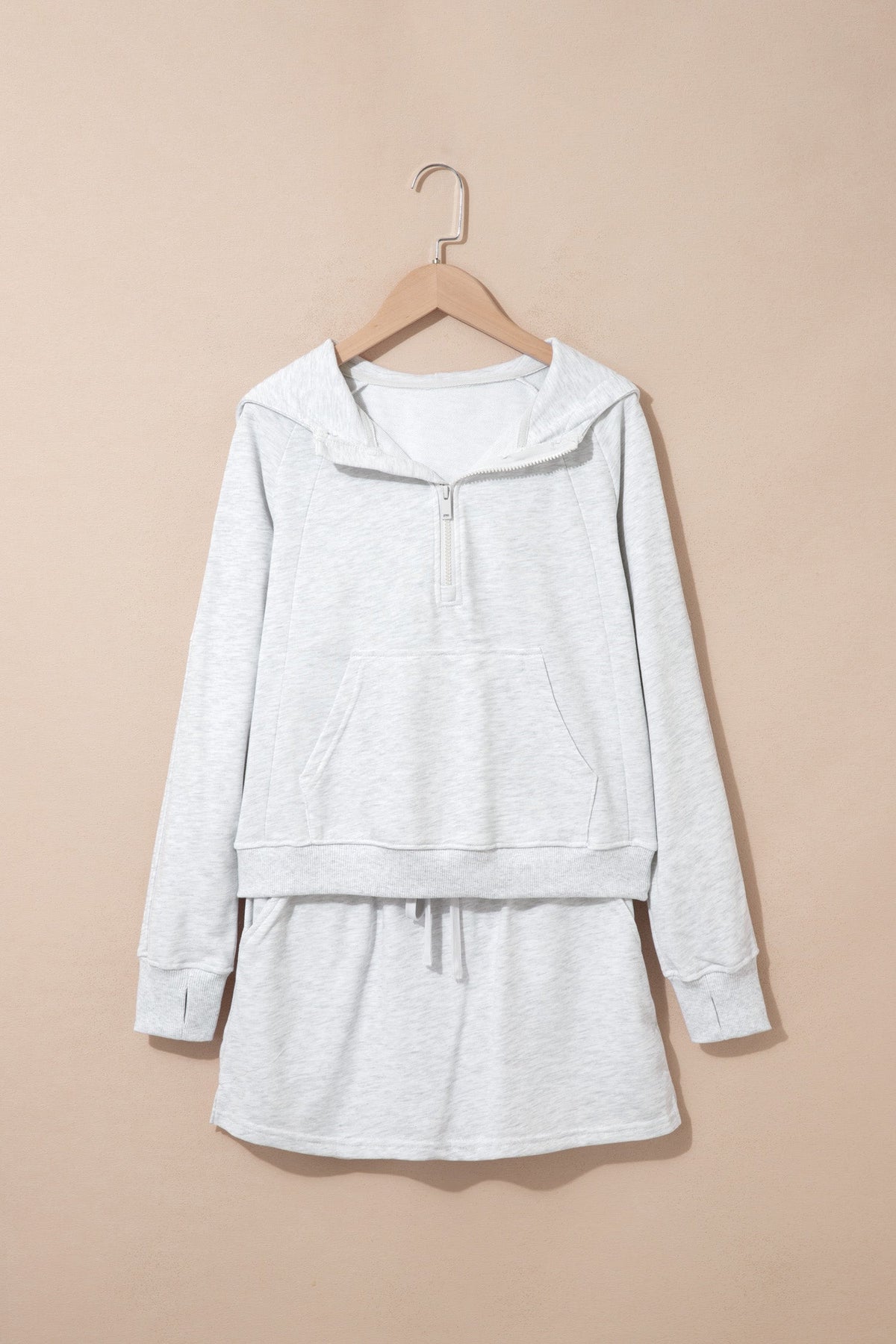 Mary Long Sleeve Zip-up Top Elastic Waist Skort Set view 19 - Comfort Stretch - Mary Wyatt Long Sleeve Top