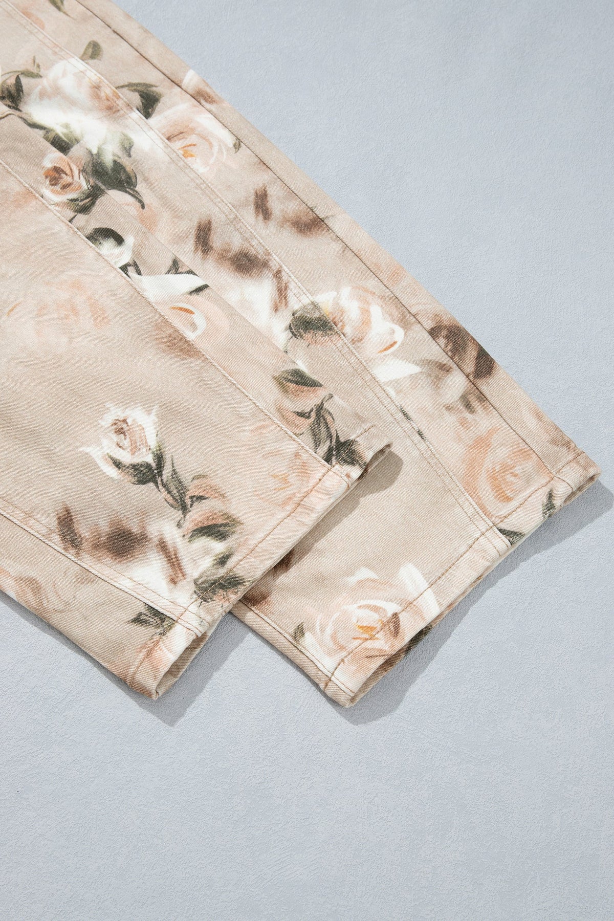 Meadow Floral Print Relaxed Barrel Jeans view 12 - Relaxed Fit - Meadows Floral Jeans (bottom)