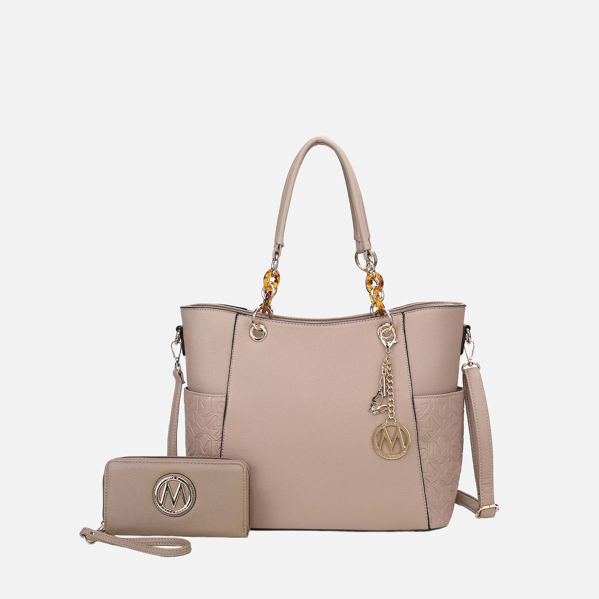 Merlina Embossed Tote Bag and Set view 14 - Set Tote (one-piece)