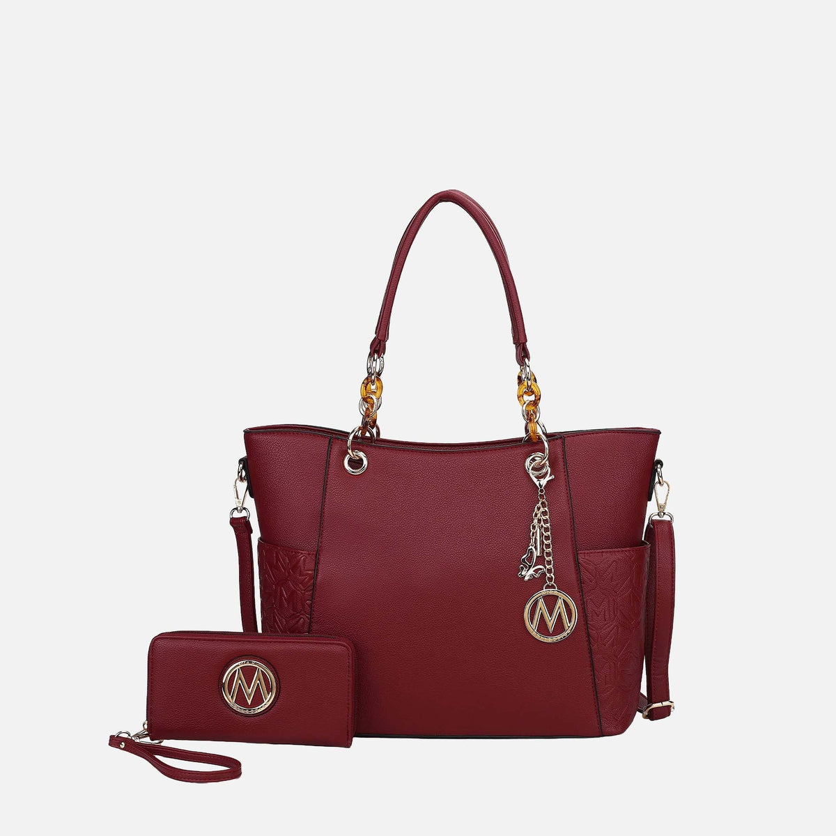 Merlina Embossed Tote Bag and Set view 15 - Set Tote (one-piece)