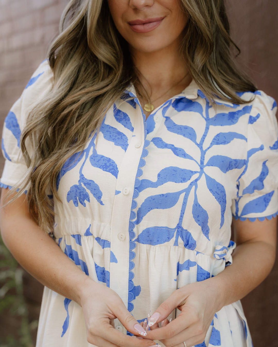 Miller Side Tie Button Down Maxi Dress in L view 3 - Nicole Miller Button Dress