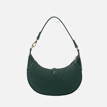 Mire Half Moon Shoulder Bag in Hunter view 2