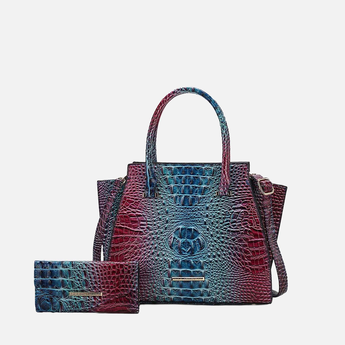 Miriam Croc Tote Bag and Set view 6 - Set Tote (one-piece)