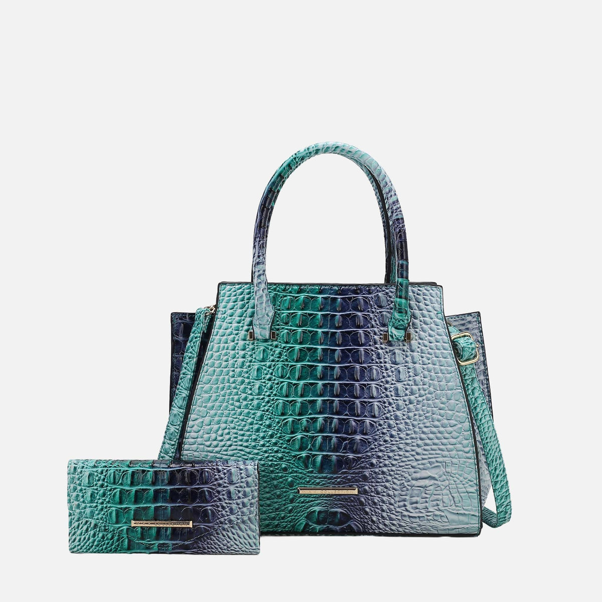 Miriam Croc Tote Bag and Set view 8 - Set Tote (one-piece)