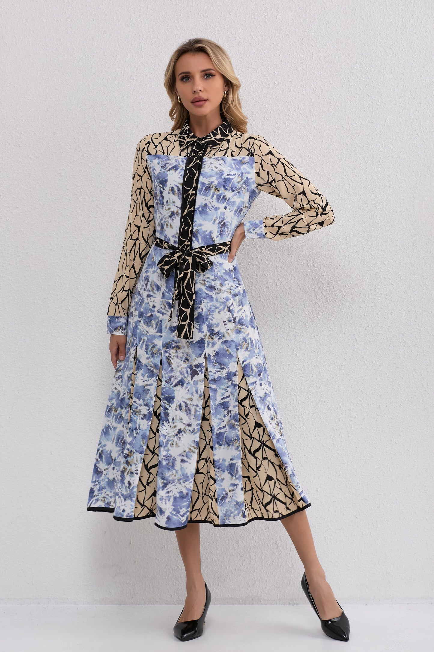 Missfinchnyc Mosaic Harmony Midi Dress view 6
