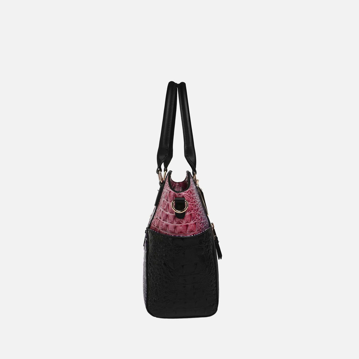 Mkf Collection by Mia K. - Janise Gradient Croc Tote Handbag in Croc Green view 4 - Mkf Collection Bags