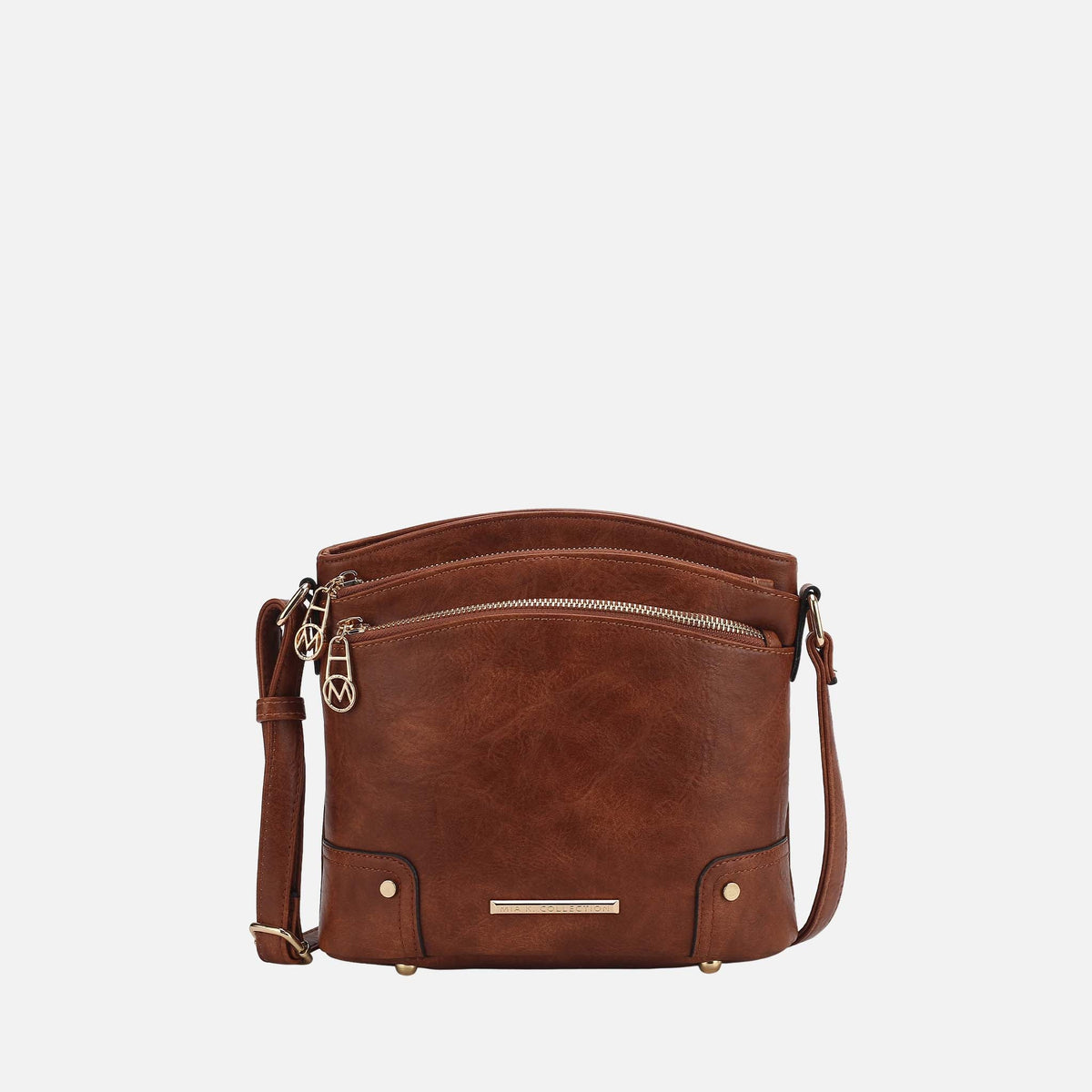 Mkf Collection by Mia K. - Kenya Crossbody Bag in Midnight Blue view 4 - Mkf Collection Crossbody Bags