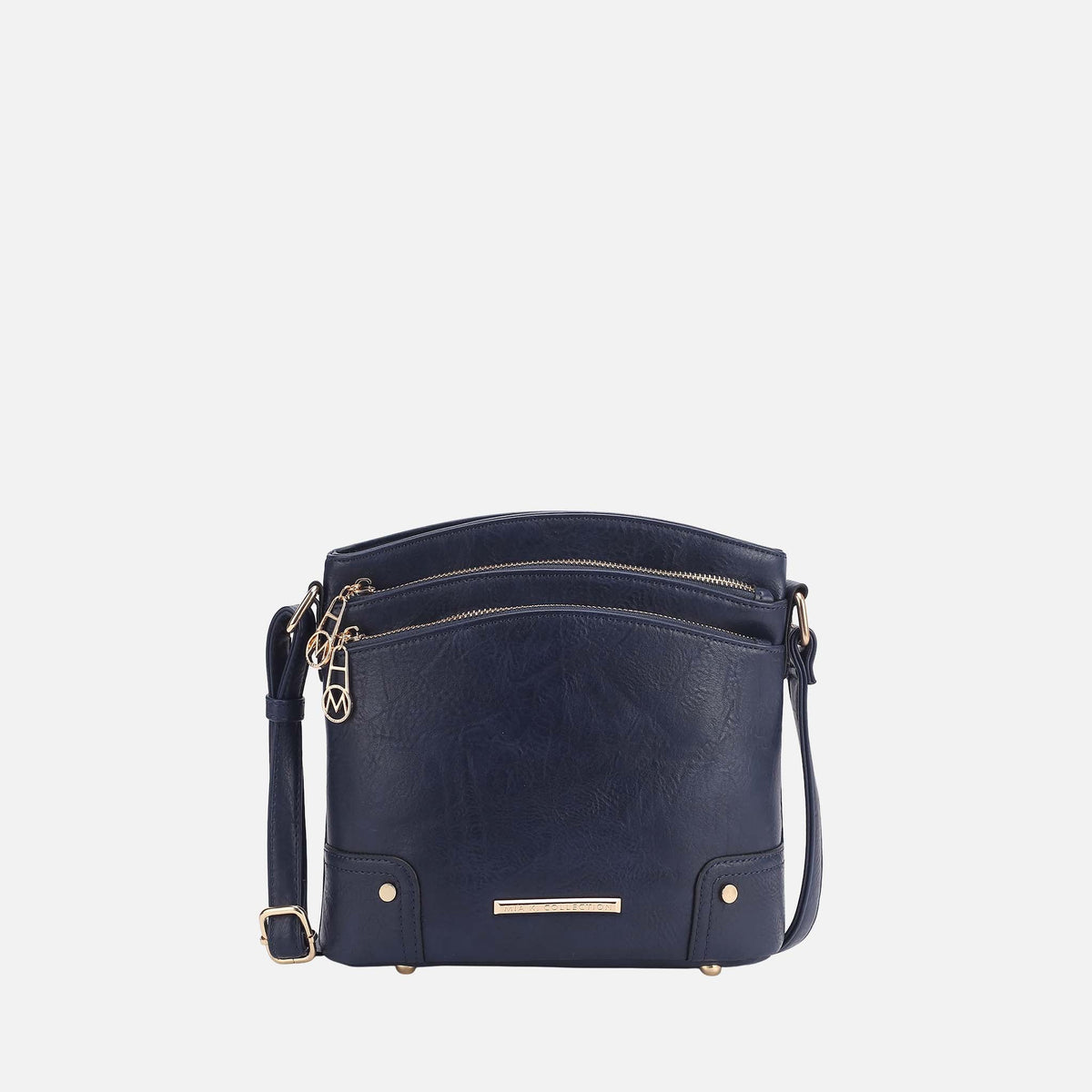 Mkf Collection by Mia K. - Kenya Crossbody Bag in Pewter view 5 - Mkf Collection Crossbody Bags