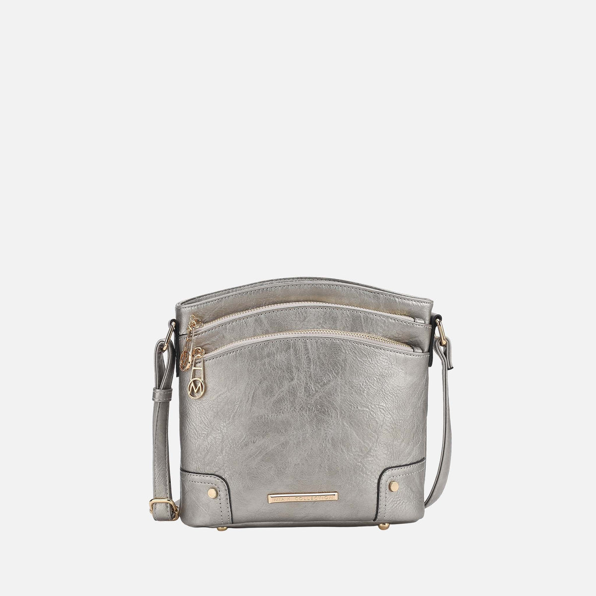 Mkf Collection by Mia K. - Kenya Crossbody Bag in Pink view 6 - Mkf Collection Crossbody Bags