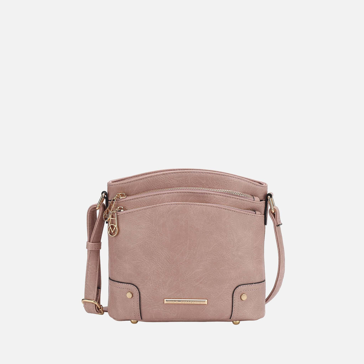 Mkf Collection by Mia K. - Kenya Crossbody Bag in Wine view 7 - Mkf Collection Crossbody Bags
