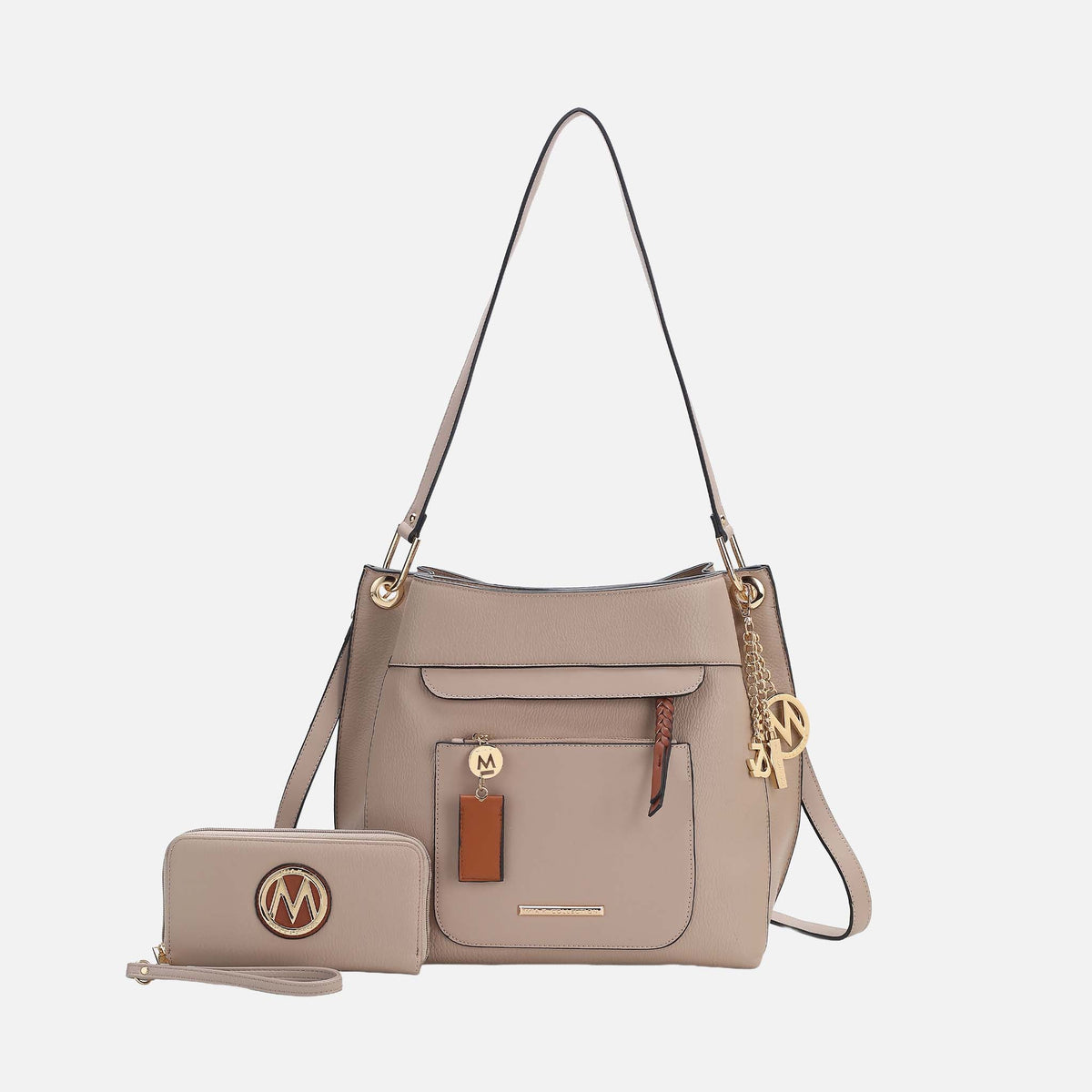 Mkf Collection by Mia K. - Shivani Hobo and Wallet Set view 9 - Mkf Collection Handbag Sets (one-piece)