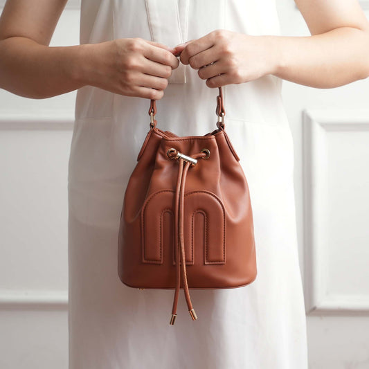 Mkf Collection by Mia K. - Soraya Shoulder Bag in Cognac Brown view 2 - Mkf Collection Bags