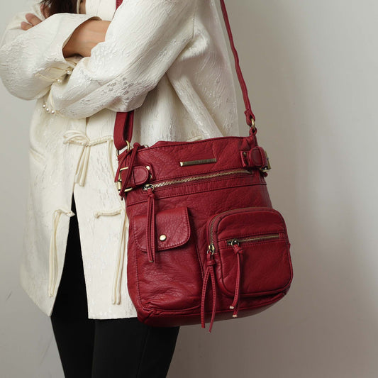 Mkf Collection by Mia K. - Vintage Stiella Crossbody Bag in Tawny view 2