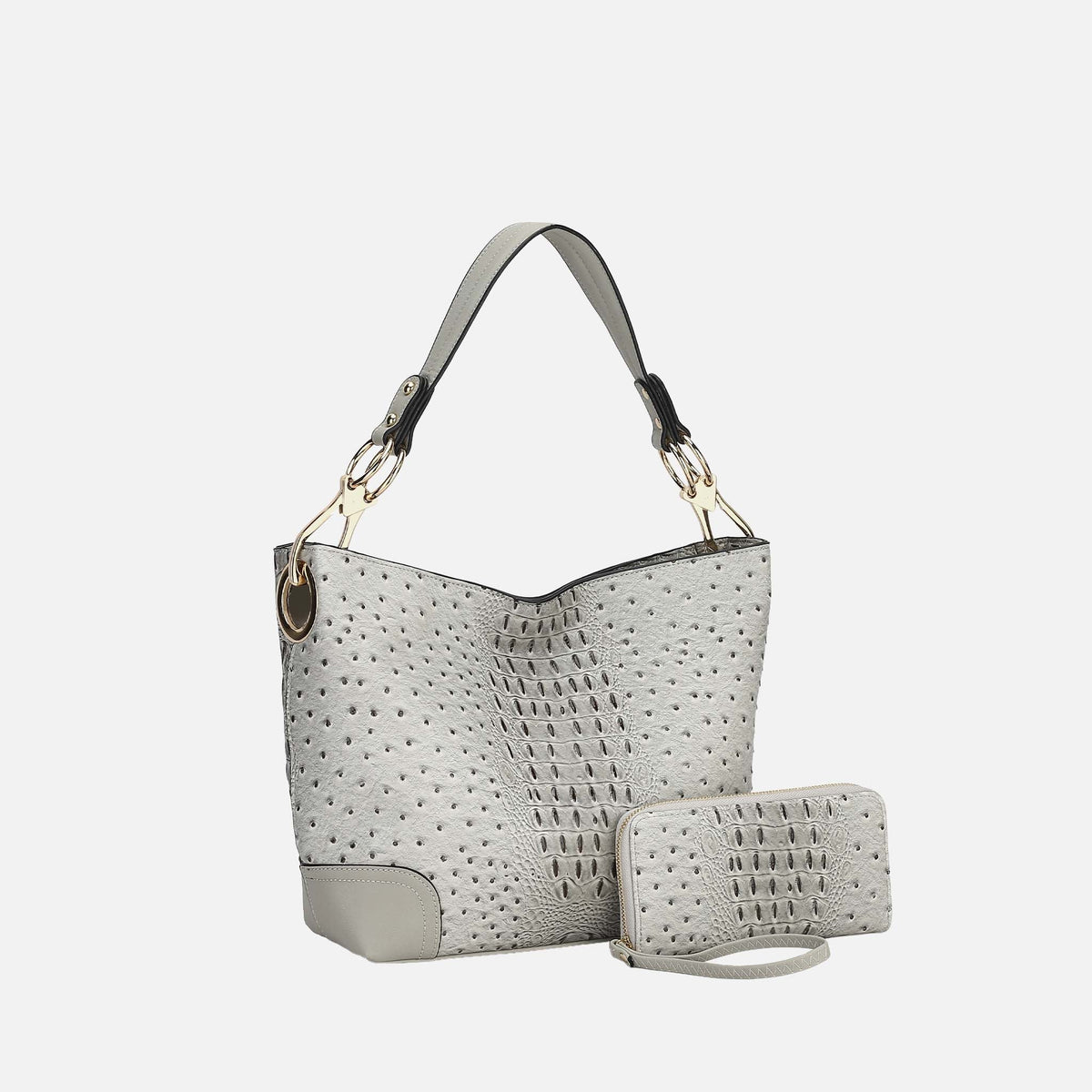 Mkf Collection by Mia K. - Wandy Shoulder Bag and Wallet Set in Navy view 10 - Mkf Collection Bags (one-piece)