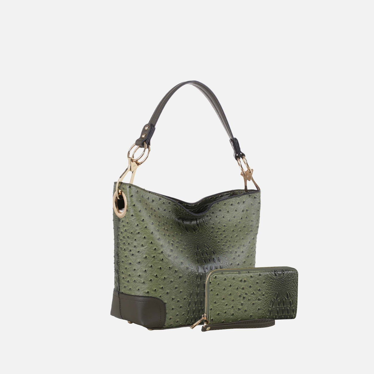 Mkf Collection by Mia K. - Wandy Shoulder Bag and Wallet Set in Red view 11 - Mkf Collection Bags (one-piece)