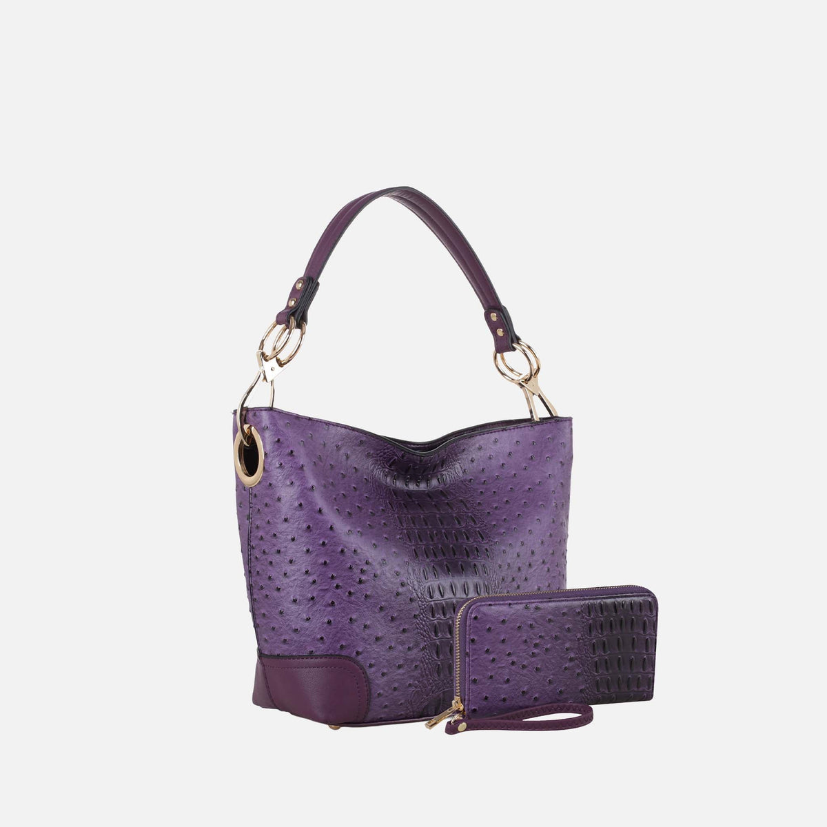 Mkf Collection by Mia K. - Wandy Shoulder Bag and Wallet Set view 17 - Mkf Collection Bags (one-piece)