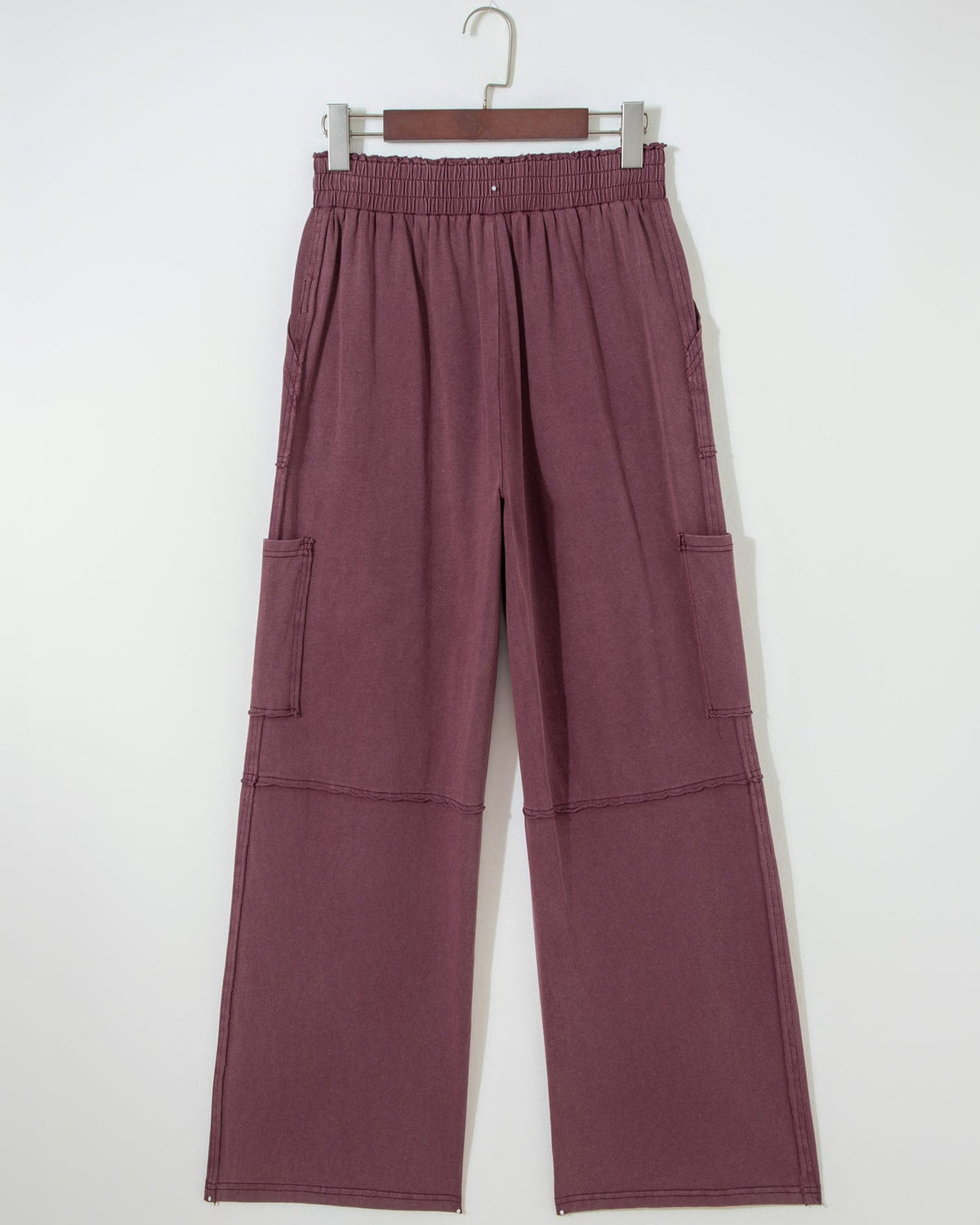 Monroe Mineral Wash Cargo Pants in L view 3 (bottom)