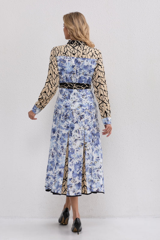 Mosaic Harmony Midi Dress in S view 2