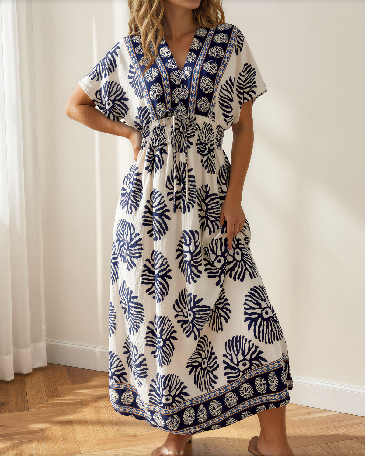 Nalani V Neck Dolman Maxi Dress in S - Nalani Dress