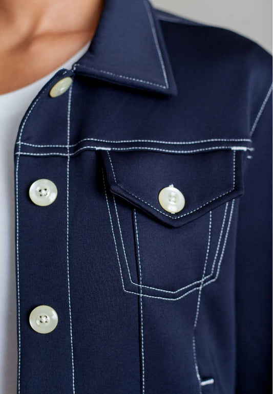 Neo-tech Jacket - Navy in S view 2 - Neo Jackets (layer)