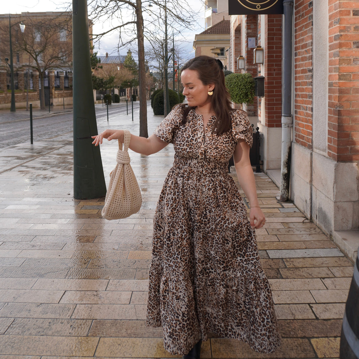 Oat Crochet Handbag view 9